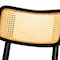 Baxton Studio Tafari Mid-Century Modern Dark Brown Finished Wood and Rattan 2-Piece Counter Stool Set, PR 239-2PC-13419-ZORO - alternate 3